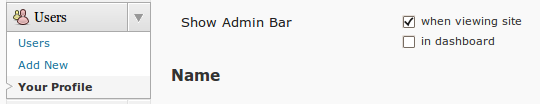 deactivate wp31 admin bar